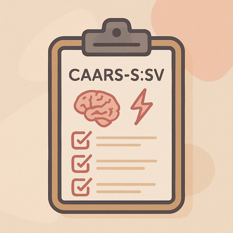 عکس تست بیش‌فعالی بزرگسالان CAARS